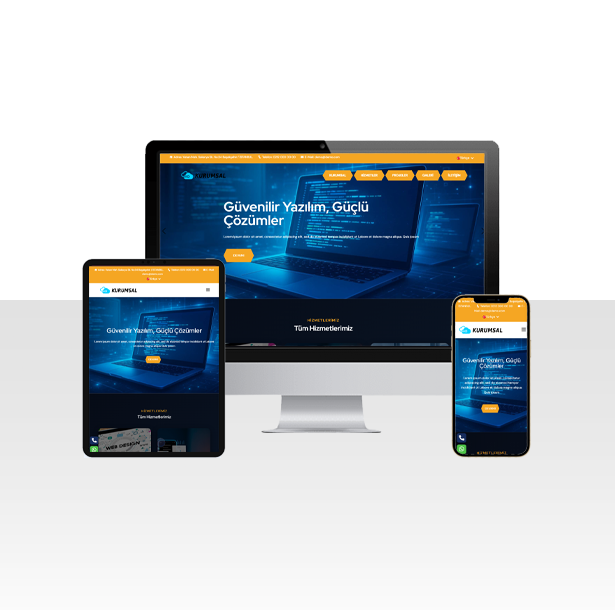 Yazılım ve Ar-Ge Firması Web Sitesi Paketi – Bitlis