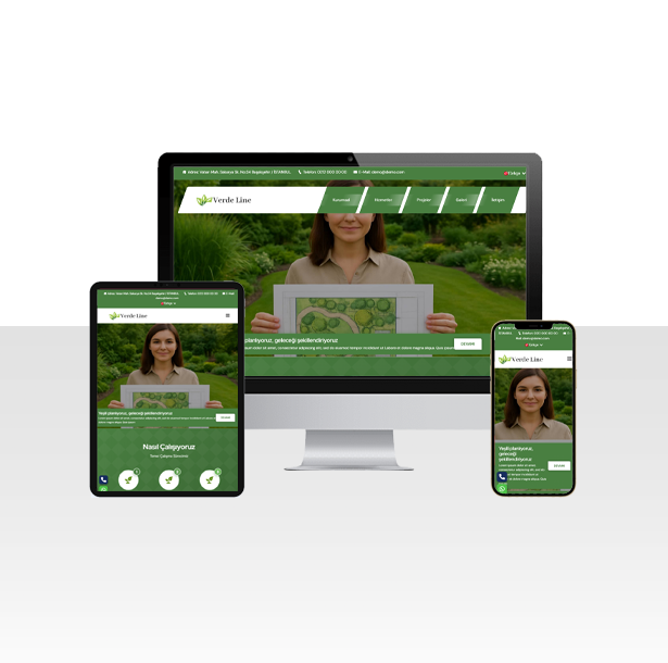 Peyzaj Hizmetleri Hazır Web Sitesi Paketi – Bursa