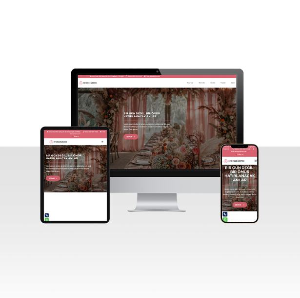 Organizasyon Şirketi Hazır Web Sitesi Paketi – Çankırı